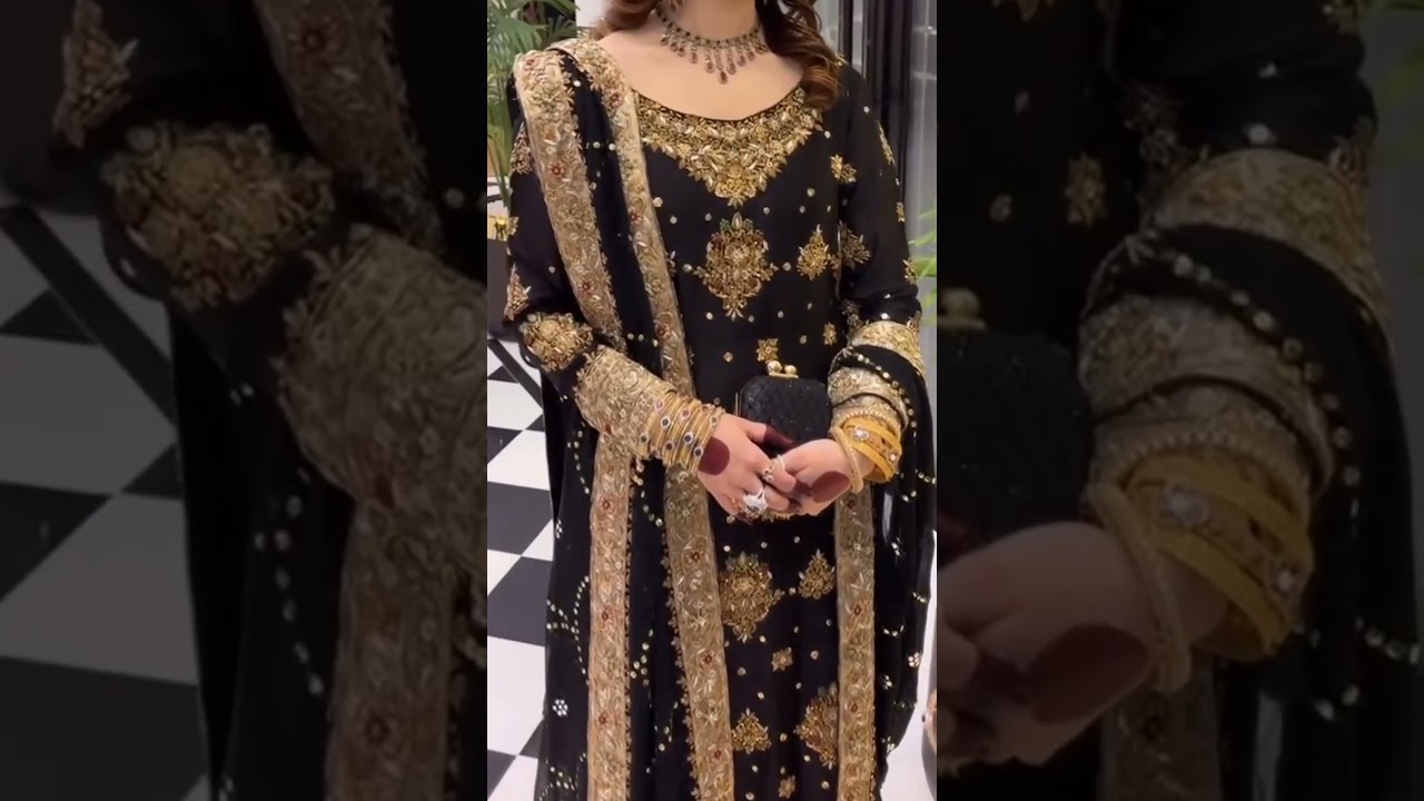 Pakistani embroidery suit design 2025🔥wedding dress design/Party wear dress #shorts #fashion #dress
