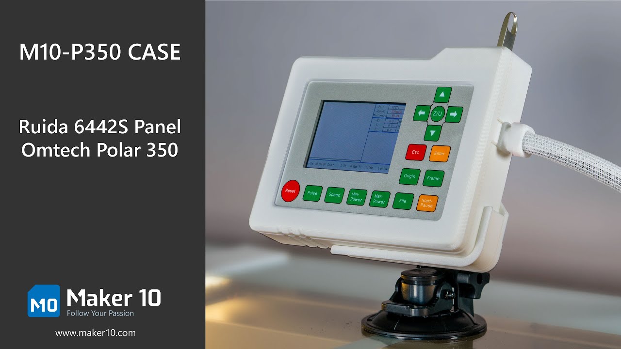 M10-P350 Case for Omtech Polar 350 - Ruida 6442S Panel