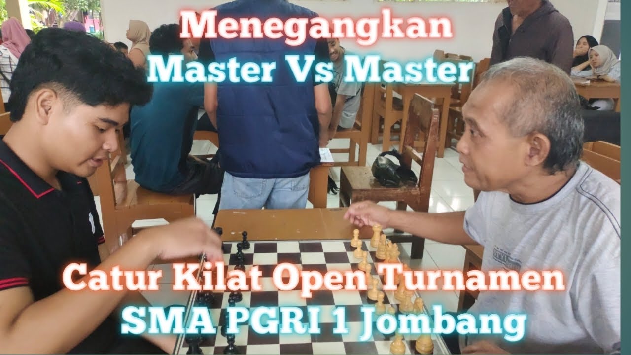 Karunia Bagus PM Vs Hasan Basri MN Catur Kilat Open Turnamen SMA PGRI 1 Jombang