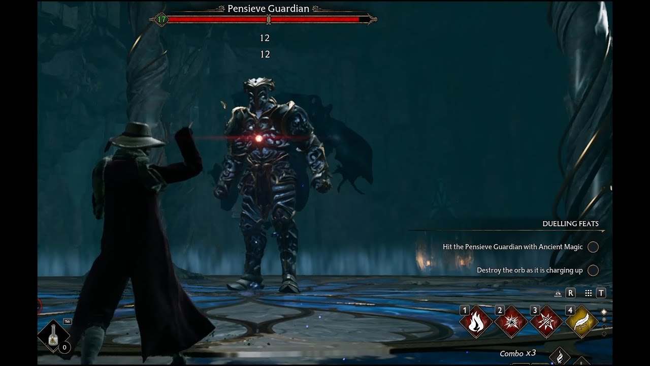 Hogwarts Legacy PERCIVAL RACKHAM'S TRIAL Mission Complete and fight with a big enemy