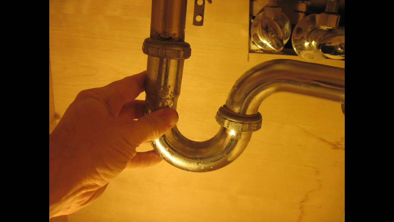 How to Clean Out a Sink P-Trap, and Replace Compression Washers
