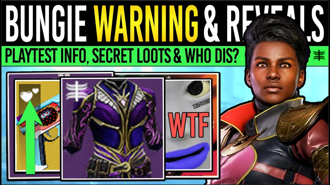 Bungie News: COMMUNITY WARNING & PLAYTEST HOPIUM! Secret D2 LOOT, Ikora 3.0, Big REVEALS & More