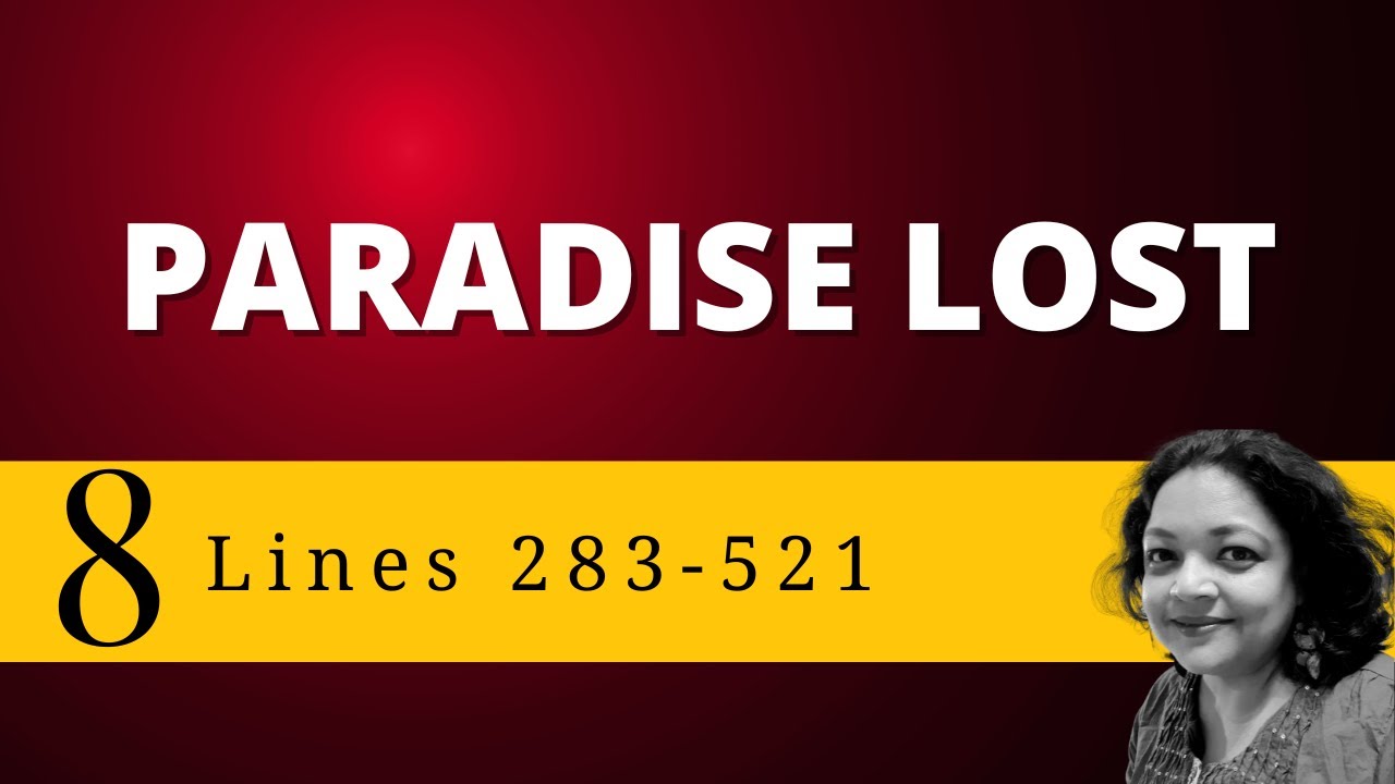 Paradise Lost Book1 | Lines 283-521 | Lecture 8 #paradiselost #johnmilton