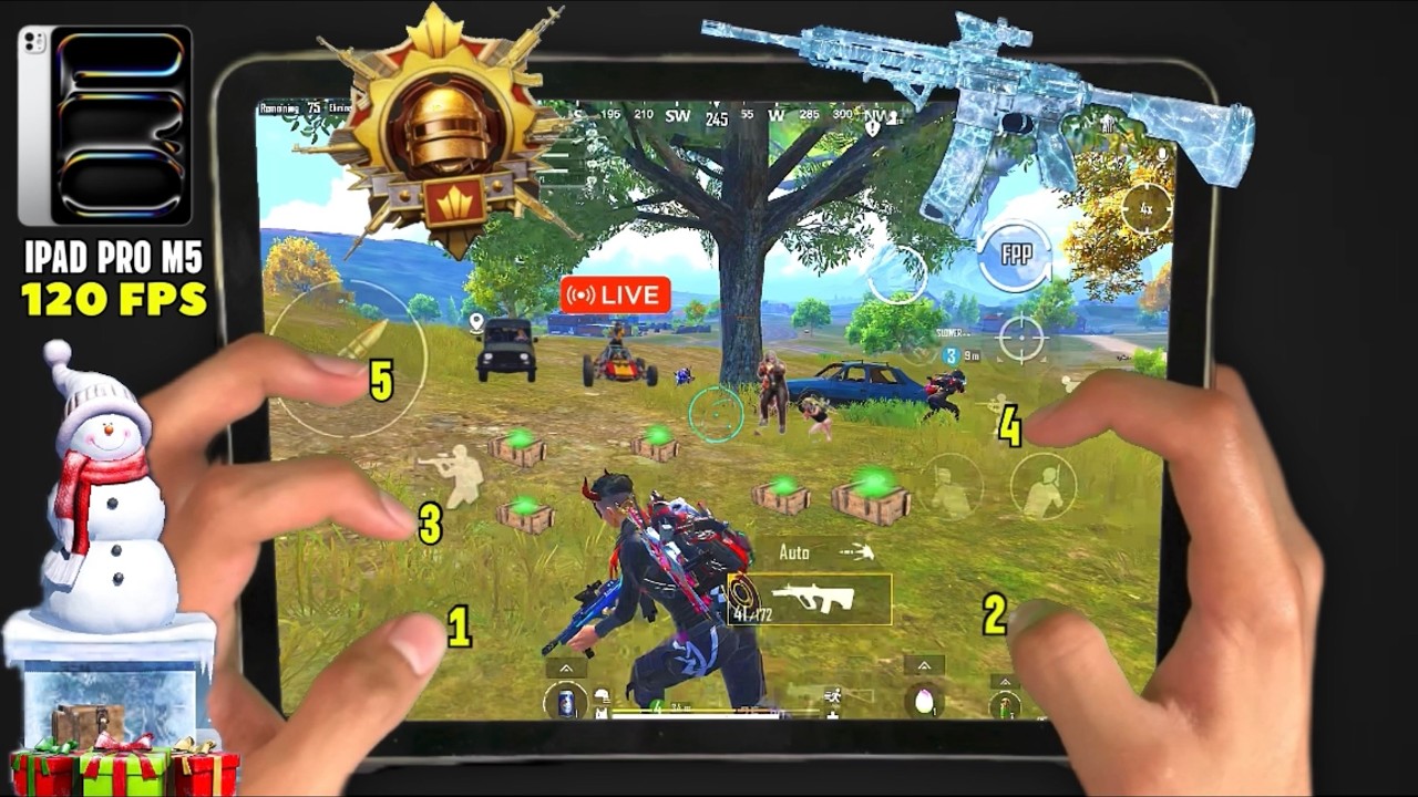 IPAD PRO M5 (2026) 120 FPS STREAMERS VS ME PUBG LAG TEST!! 5 Fingers Claw Handcam | PUBG MOBILE