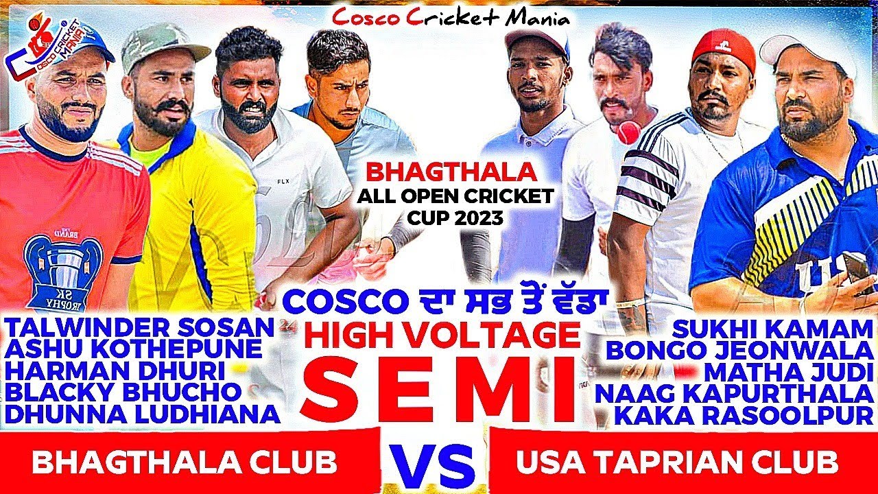 Usa Bhagthala(Talwinder & Ashu & Blacky & Harman) Vs Usa Taprian(Sukhi & Matha & Naag & Bongo)