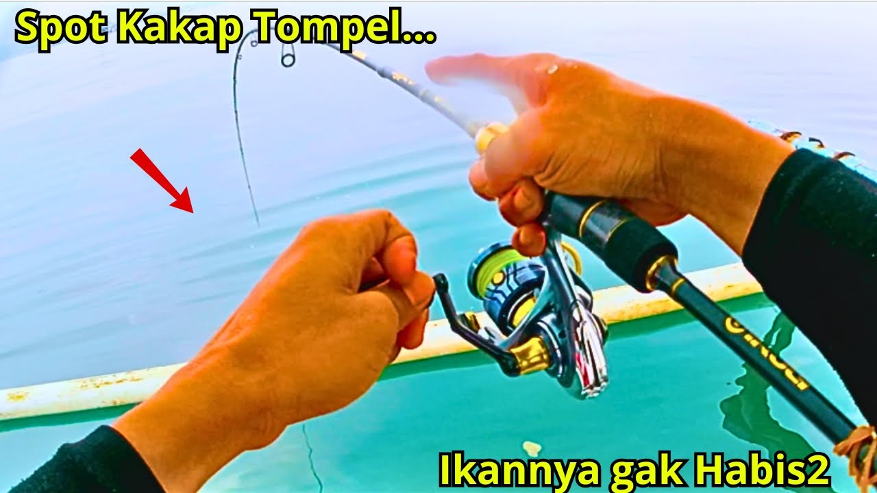 Spot Andalan Kakap Tompel yang gak ada Habisnya‼️Emang Gacor Mancing Di pinggiran Pulau Pasaran‼️