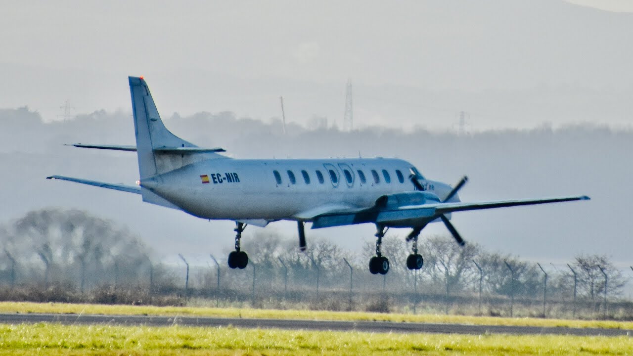 35 YEARS OLD | Flightline | EC-NIR | Fairchild Metro III at Liverpool Airport | 12/01/2022 | Arrival