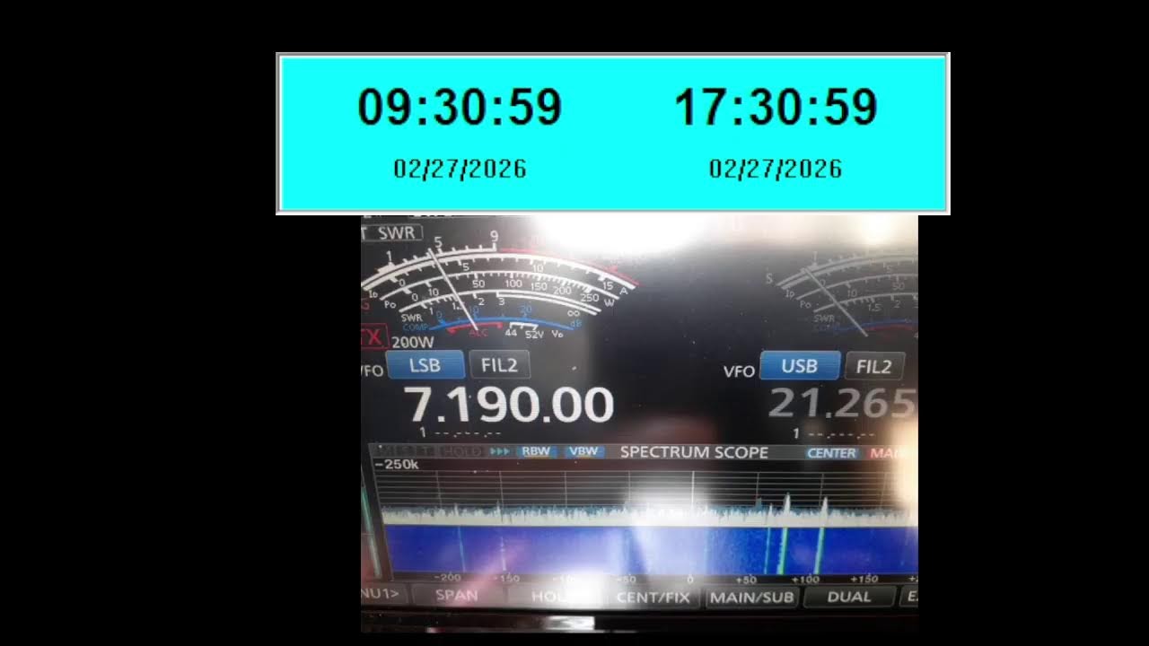40 Meters Ham Radio Amateur Radio DM14 Southern California