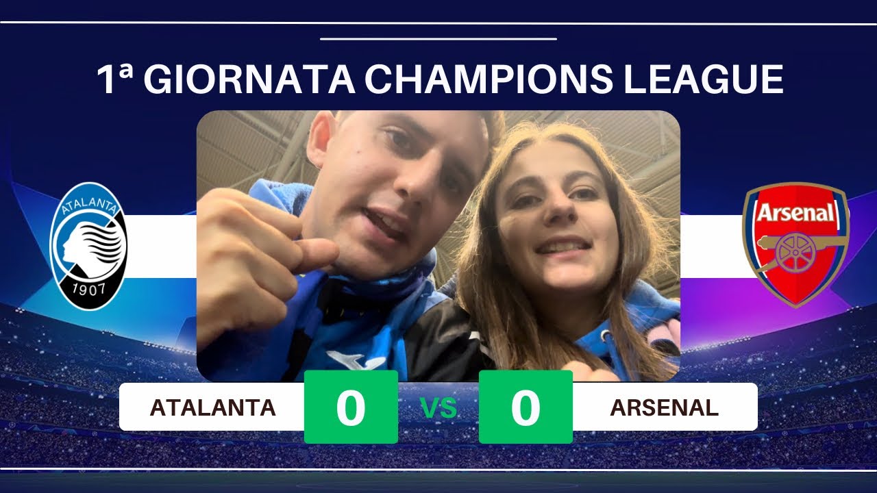 BENTORNATA CHAMPIONS LEAGUE‼️⚡️live reaction⚡️Atalanta-Arsenal #ucl #gewissstadium #retegui