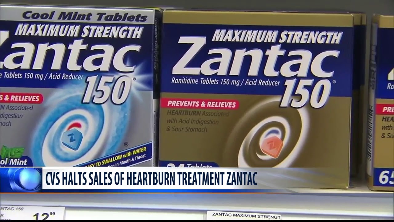 CVS pulls Zantac and similar heartburn drugs because of cancer worries
