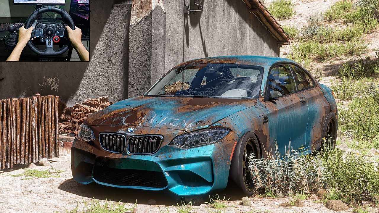 Rebuilding BMW M2 Coupe - Forza Horizon 5 | Logitech G29 Stering Wheel Gameplay