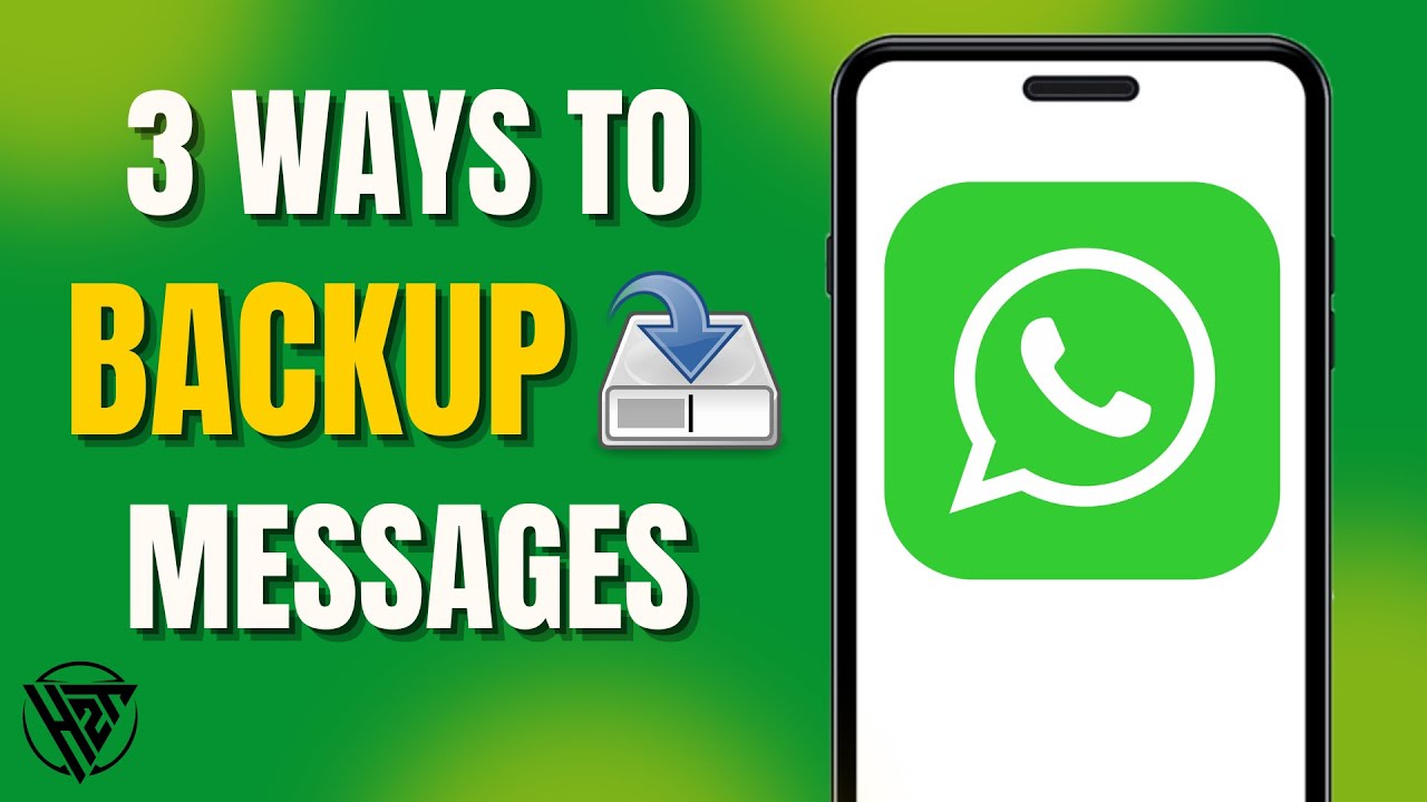 3 Ways To Backup WhatsApp Messages (QUICK FIX 2025)