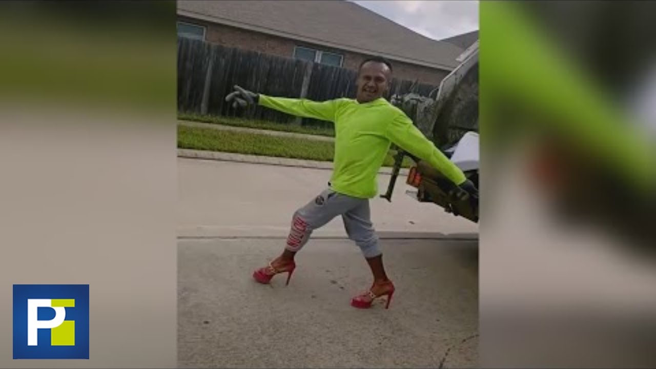 Recolector de basura en tacones: la historia de este inmigrante que se hizo viral en redes sociales