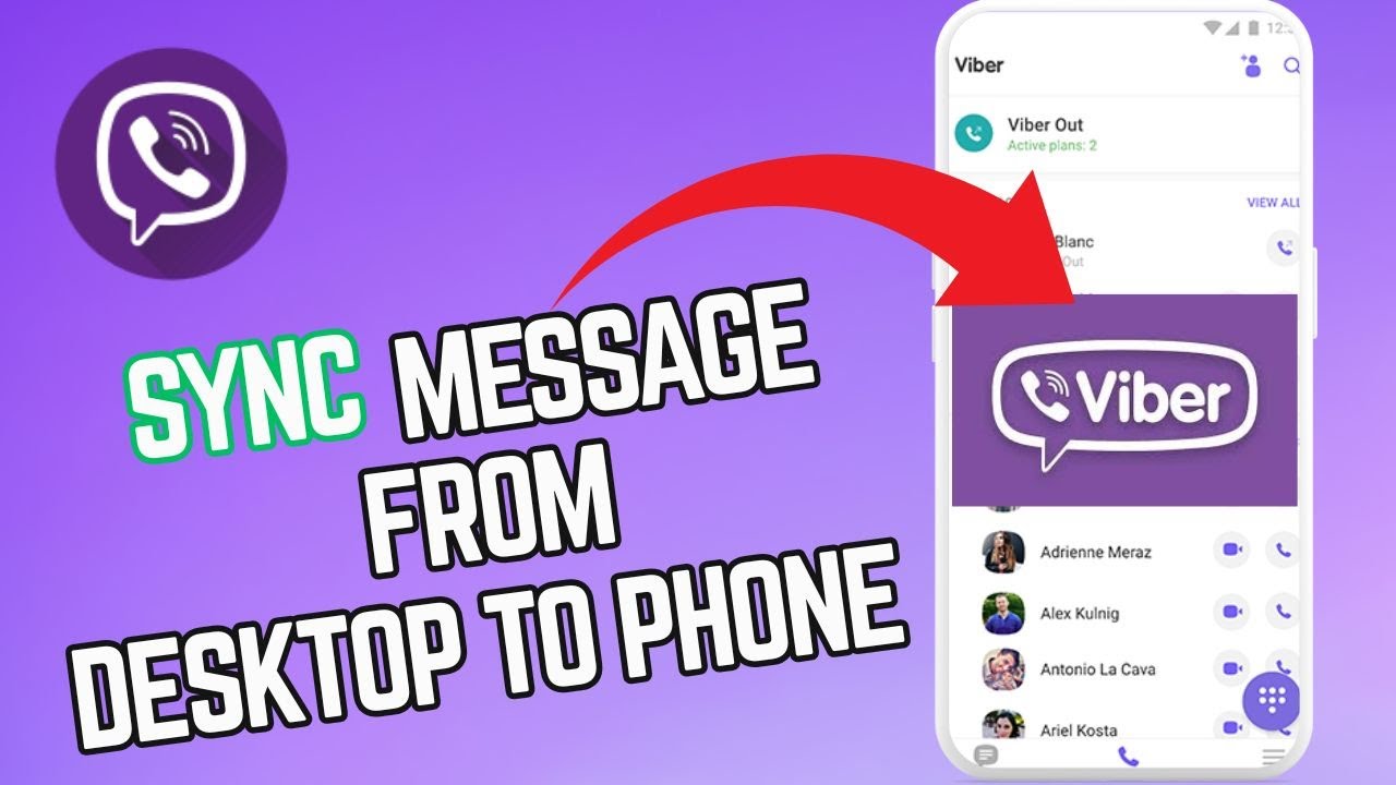 Как синхронизировать сообщения Viber с компьютера на телефон 2025?