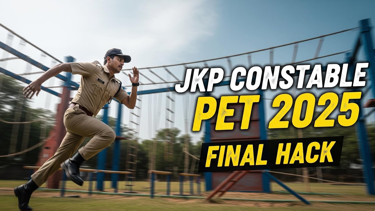 JKP Constable PET 2025 | Final Hack for 1600m in 6:30 | Common mistakes | Where to improve | #jkpsi 