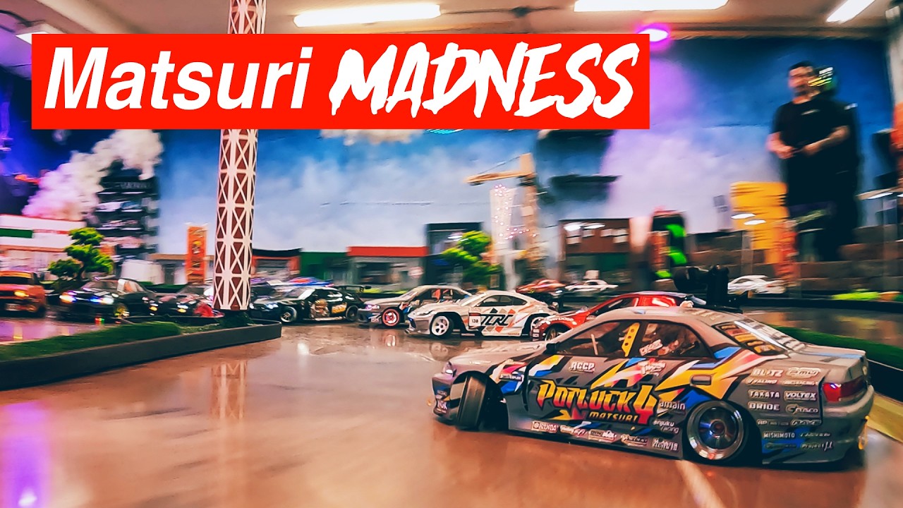 Awesome RC Drift Action! Potluck Matsuri 4 at Scale Science