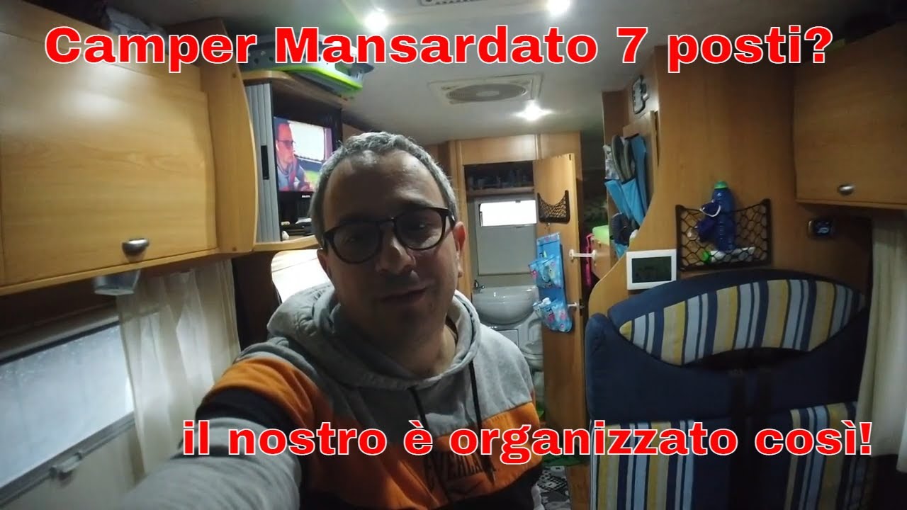 Camper mansardato 7 posti Sparthago il nostro elnagh