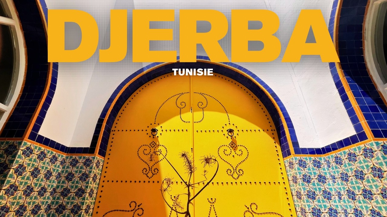 DJERBA em 4K | Uma Maravilhosa Ilha na Tunísia