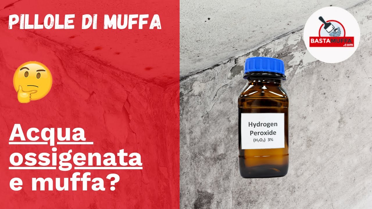 Pulire la muffa con acqua ossigenata : cosa succede davvero