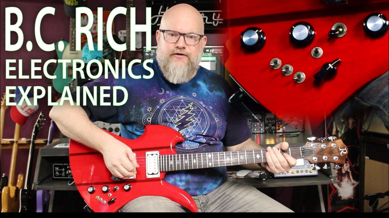 Электроника от B.C. Rich: объяснение, демонстрация и разъяснение основ на моем мотоцикле USA Mock...