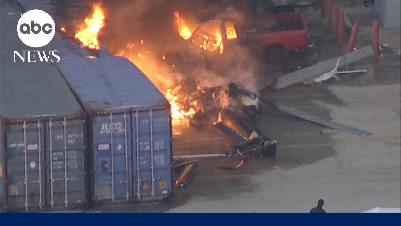 3 dead after news helicopter crashes in LA near site of earlier fatal bus collision