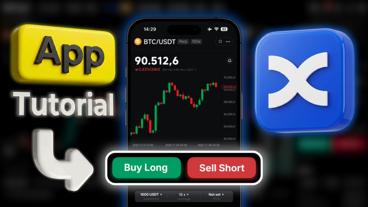 BingX App Tutorial ✅&nbsp;Futures Trading am Handy (Long & Short)