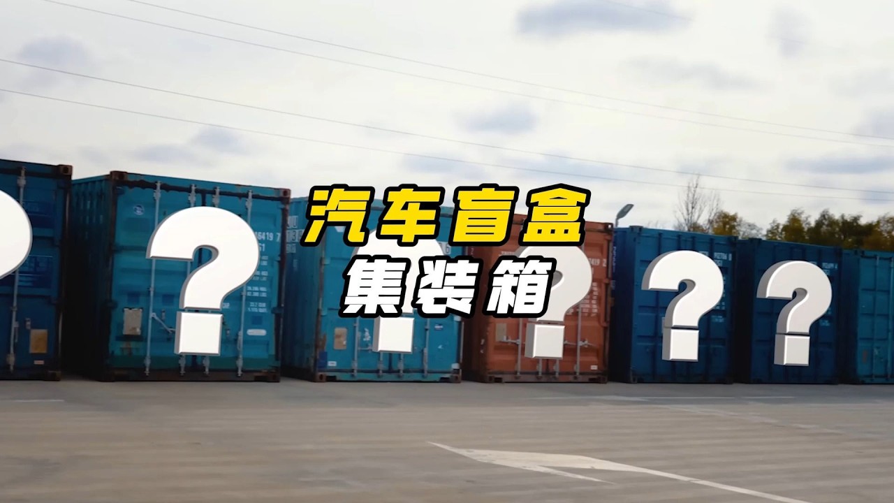 一口气看完炸裂的汽车集装箱盲盒，价值百万的豪车会落入谁手呢？