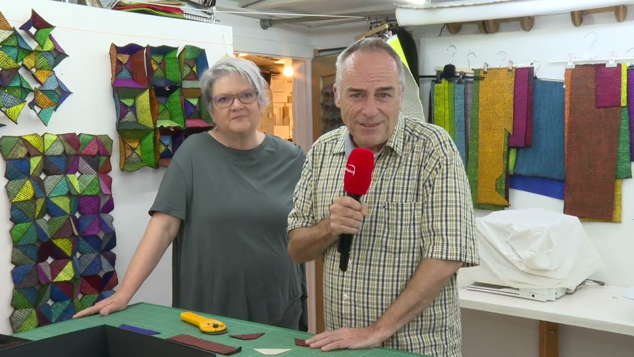 Dreidimensionale Textilkunst von Heidi K&ouml;nig