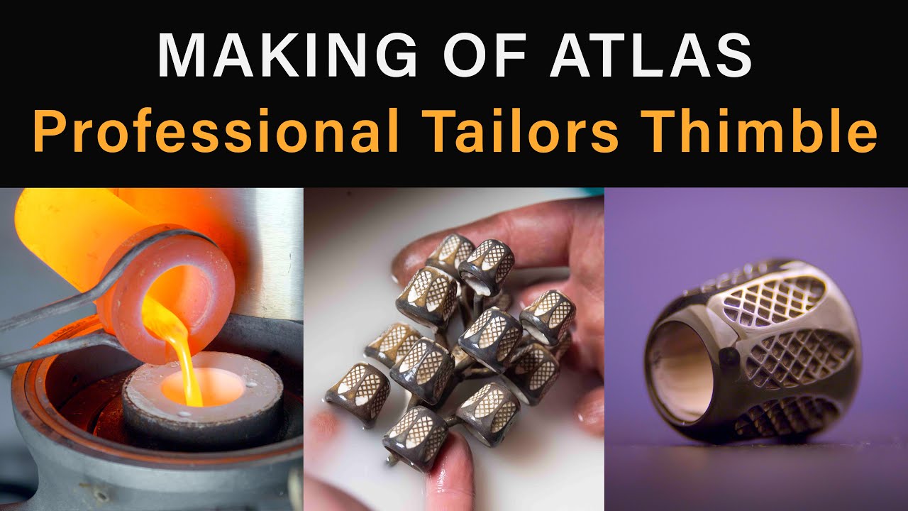Made in England: Atlas Tailors Thimbles in Sterling Silver