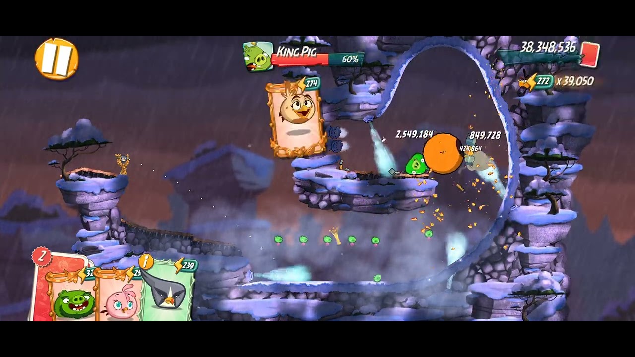 Angry birds 2 King Pig Panic 3 boss room only level 2626. January 21/2026
