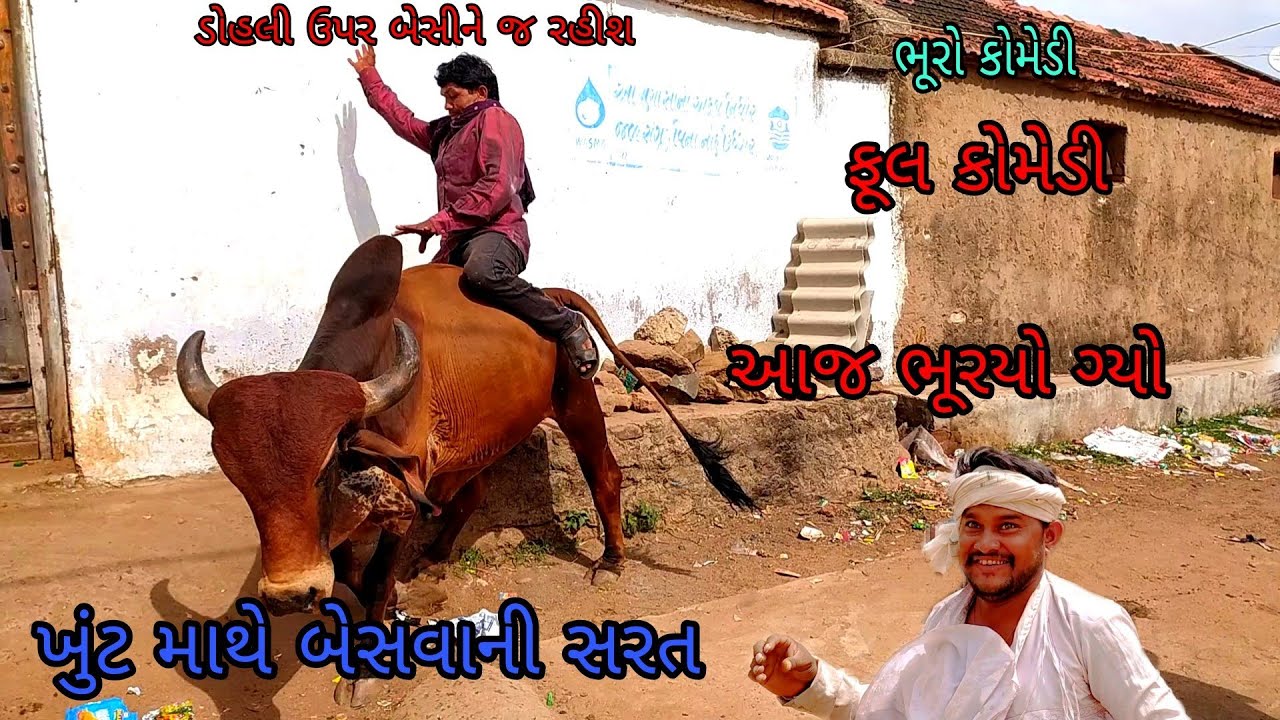 ખુંટ માથે બેસવાની સરત|bhurocomedy|gujaraticomedy|bccomedy