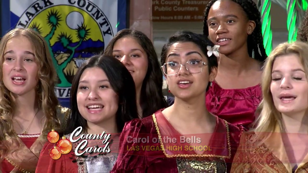 Las Vegas High School Choir Performs Holiday Music