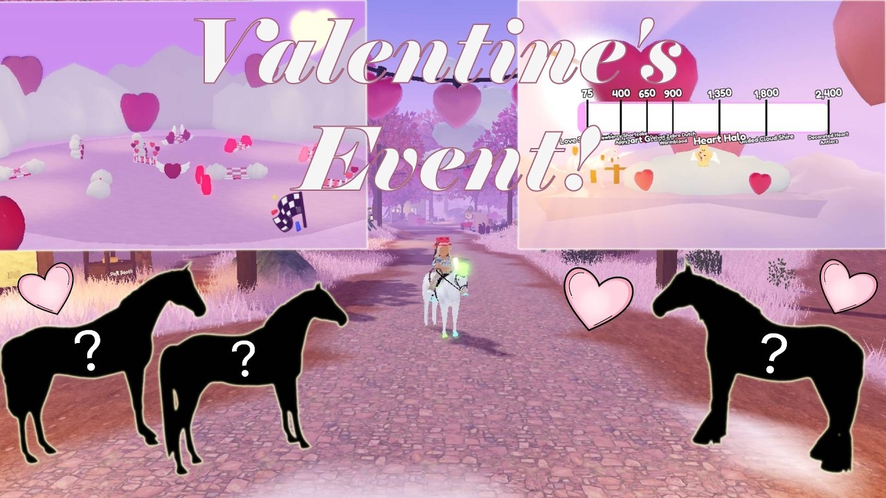 Valentine's event! Velvet hearts, event horses and more! (Wild horse islands)