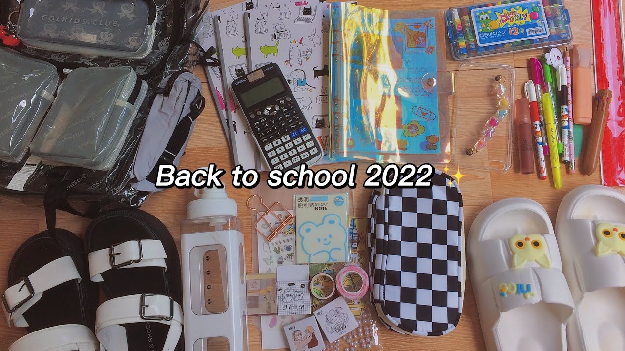 [BACK TO SCHOOL 2022] Haul đồ dùng học tập // Mình đã chuẩn bị gì vào năm học mới? Lên cấp 3...