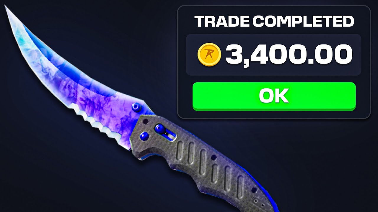 depositing my FLIP KNIFE SAPPHIRE on CSGOROLL *Degen Session*