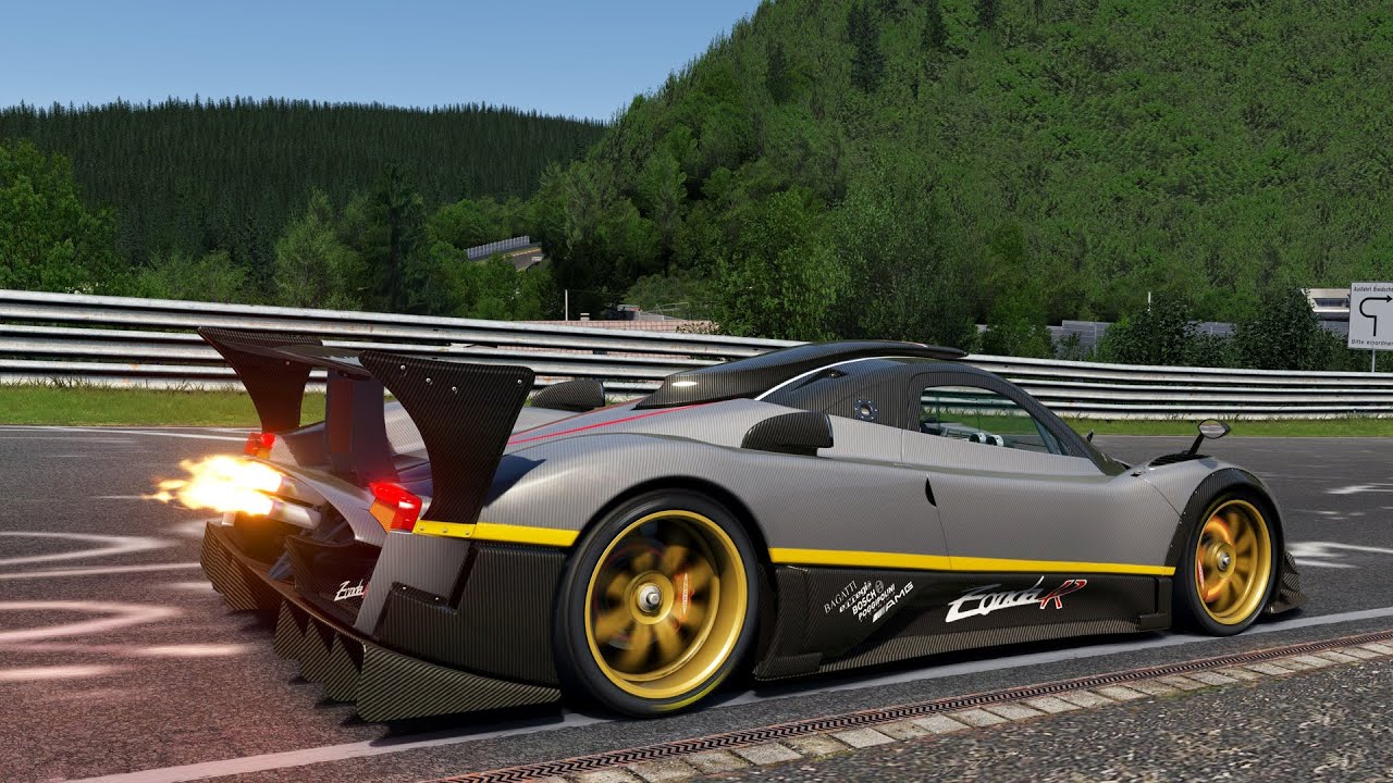 Pagani Zonda R - Nordschleife World Record 6:14:713 - Assetto Corsa