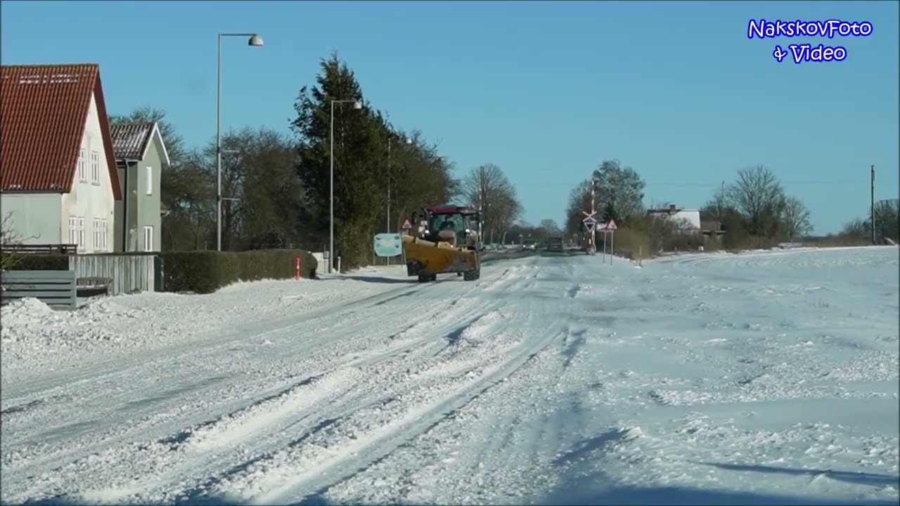 3/2-2026 Snefygning på Maribovej, Nakskov