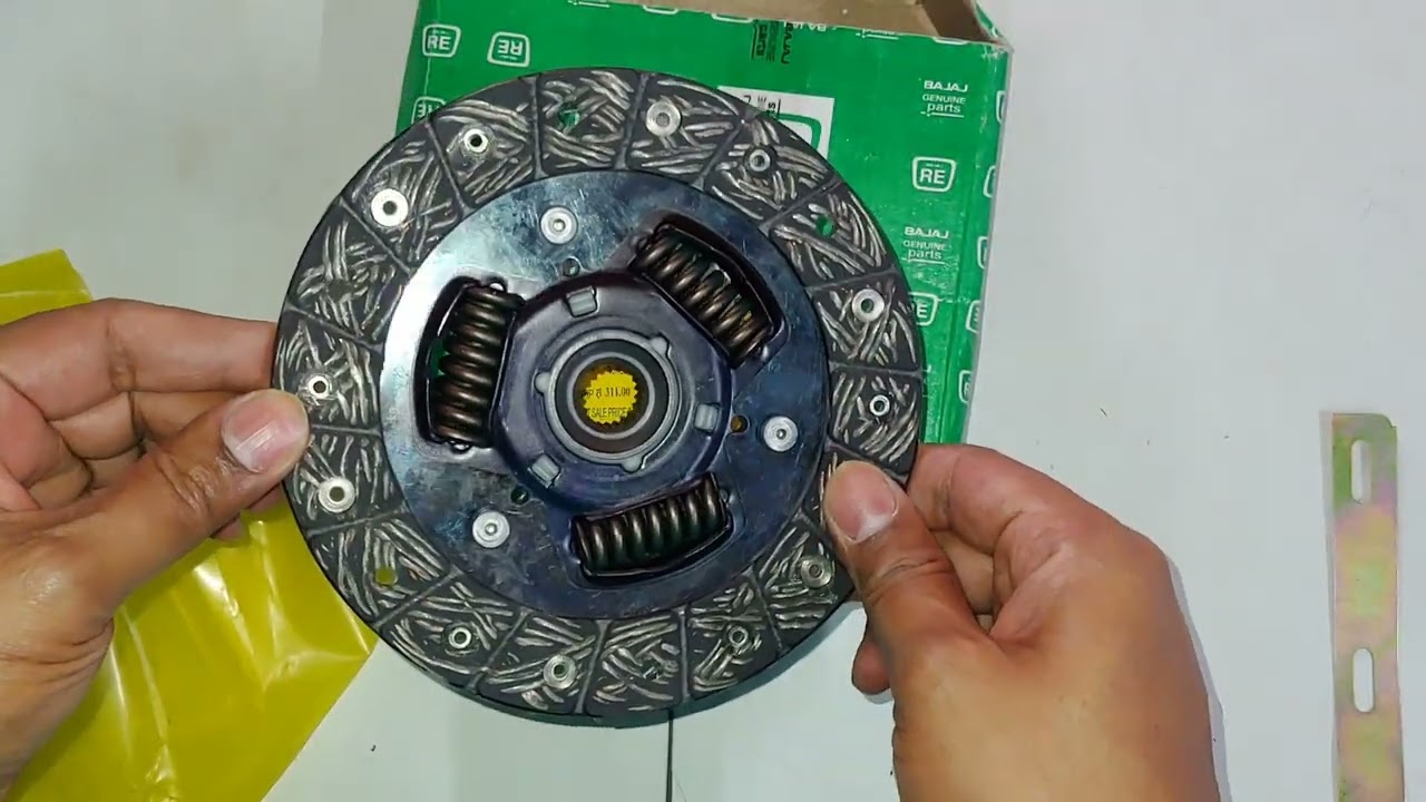 Bajaj auto 3 wheeler compact diesel hand clutch plate Assembly disc clutch ( Part no. BA133040 )
