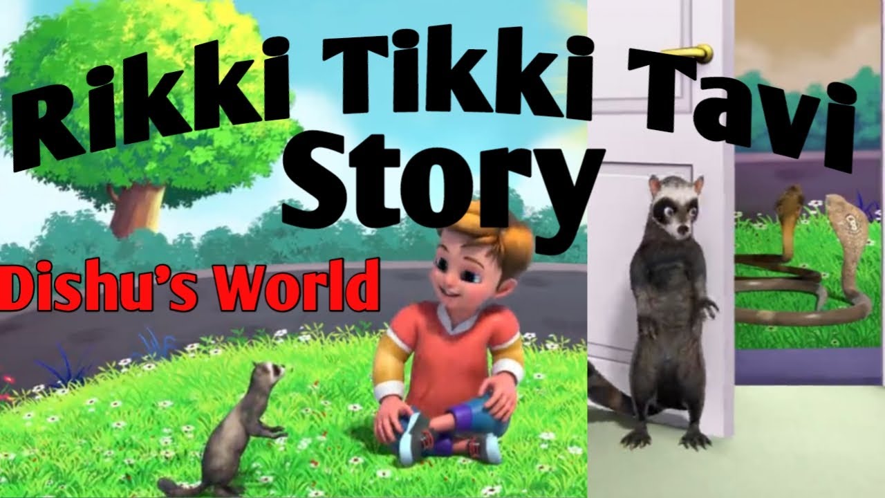 Rikki Tikki Tavi. Rikki tikki Tavi class forth story in English. Class 4 English book. NCERT book.