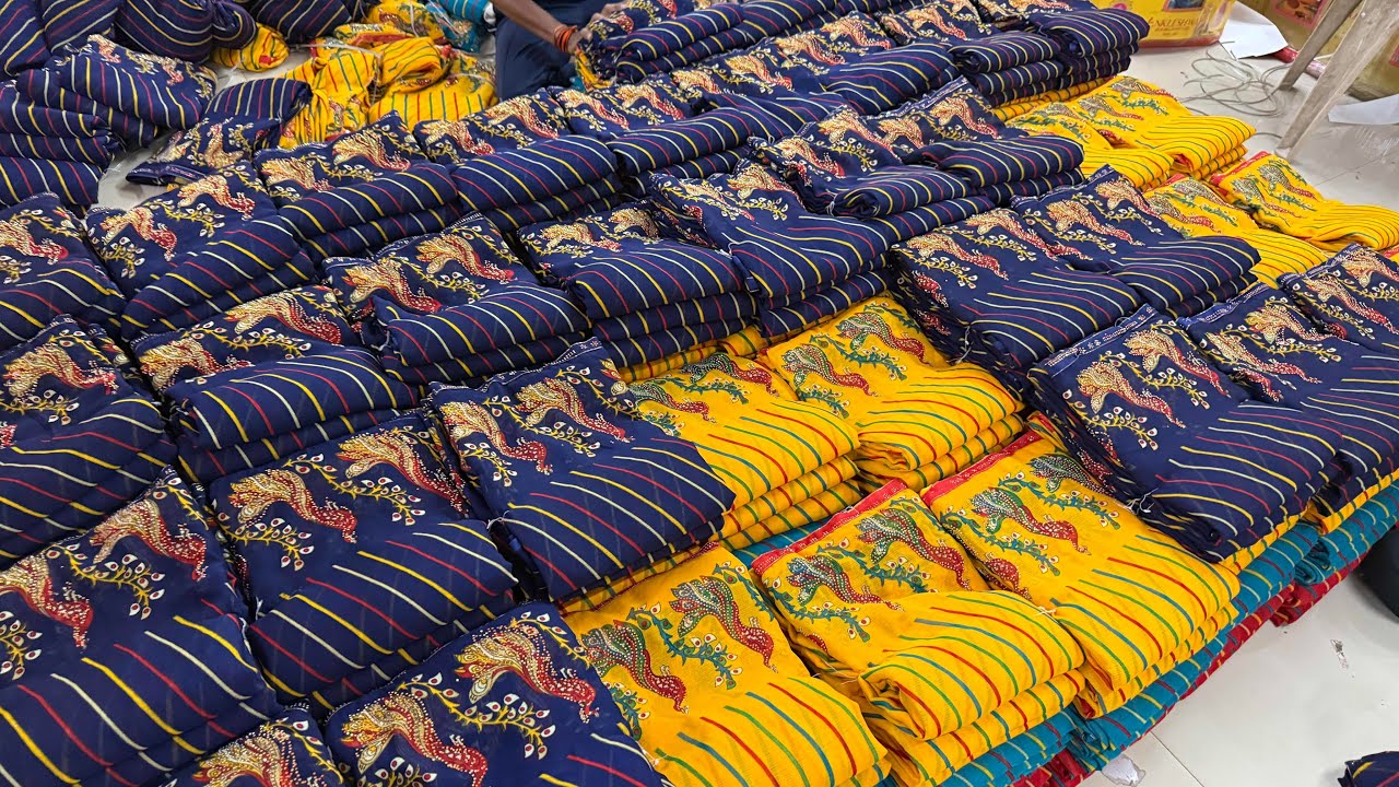 Lot of sarees will be available from the warehouse | Surat lot saree | Mix lot saree | Lot ki sar...
