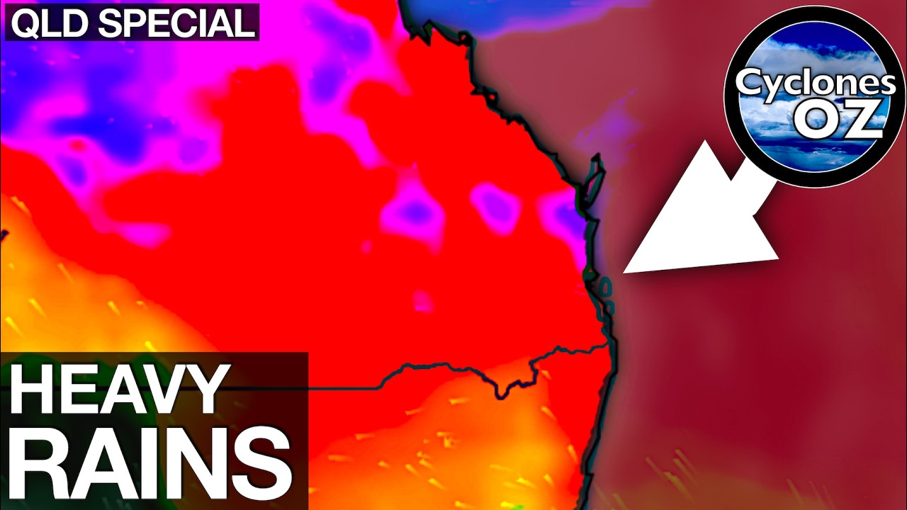 Queensland: Severe Thunderstorms for Brisbane Tomorrow, Heavy Rain Forecast