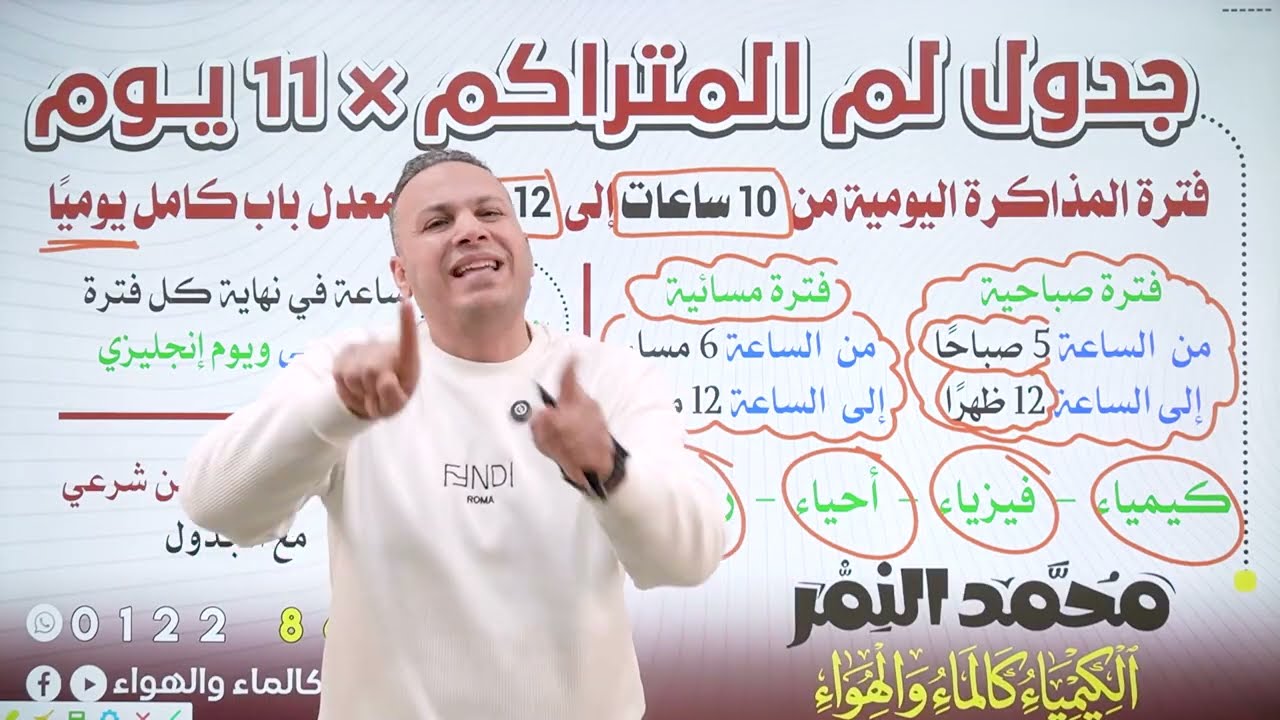 جدول مذاكره يخليك تلم كل المواد في 11 يوم فقط خلال اجازه نصف العام 