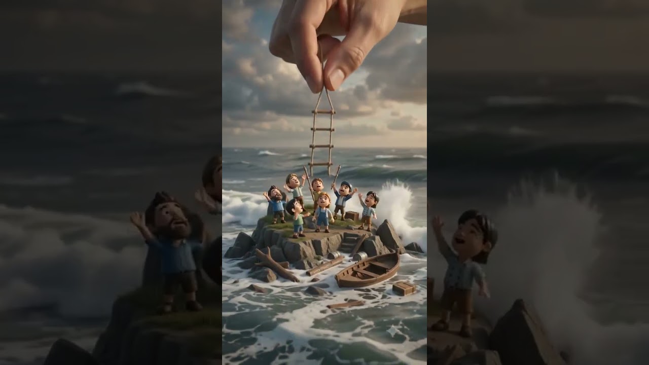 🚁 The victim is trapped on a mini island #mini #shortvideo #shorts #shortvideos #viral #viralvideo