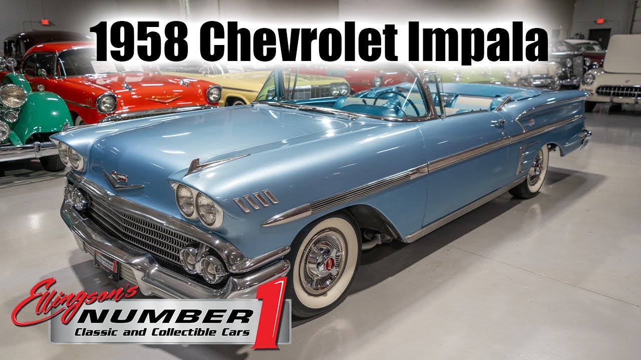 1958 Chevrolet Impala Convertible - FOR SALE at Ellingson Motorcars in Rogers, MN