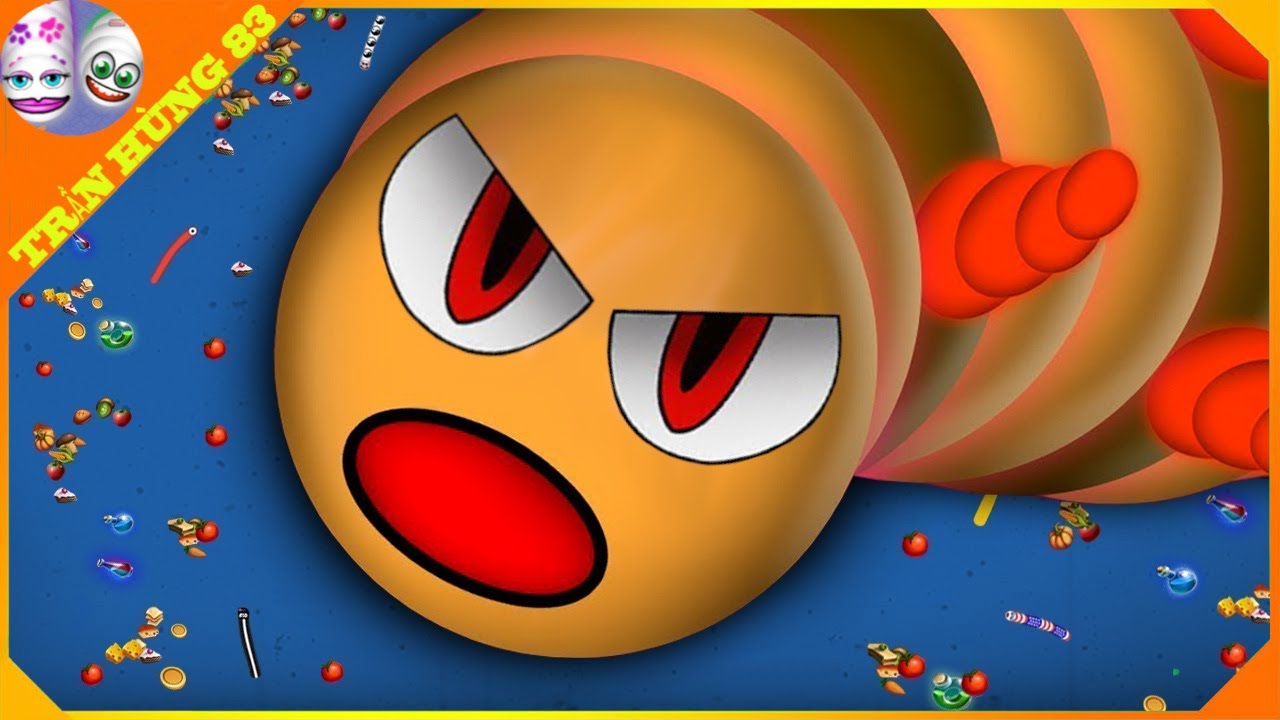 🐍WORMSZONE.IO | GIANT SLITHER SNAKE TOP 01 / Лучший игровой процесс в Epic Worms Zone! | Trần Hùn...