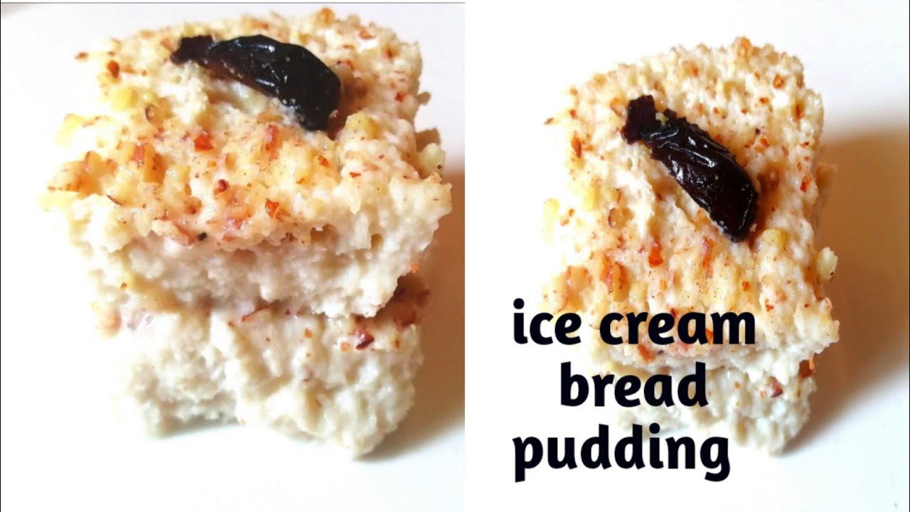 Ice cream bread pudding | no gelatin&chinagrass | easy pudding recipe | ice cream pudding recipe