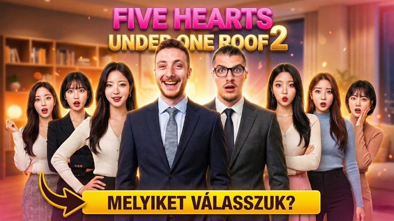 Folytatjuk a Koreai csajok csábítását | Five Hearts Under One Roof 2 Ep01