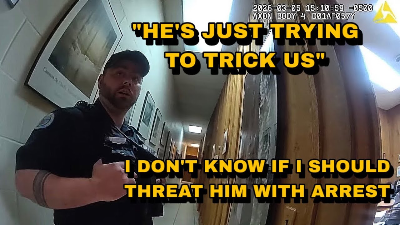 Cops Didn’t Know If They Wanted To Threat Him With Arrest At Records Office 