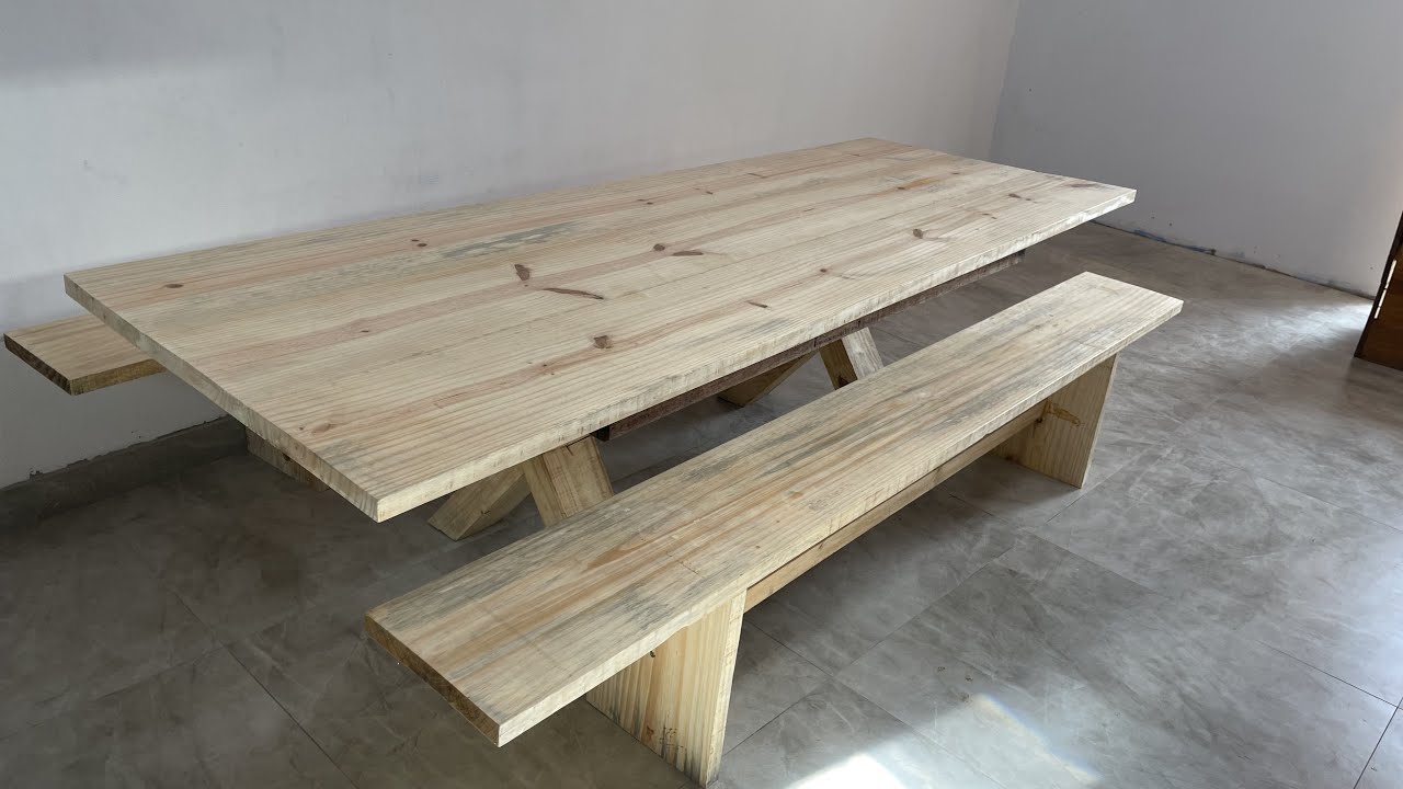 Como fazer mesa grande para varanda