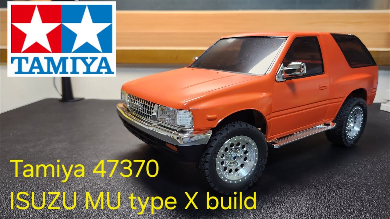 Tamiya 47370 1/10 vintage rc car isuzu mu type x cc01 chassis build